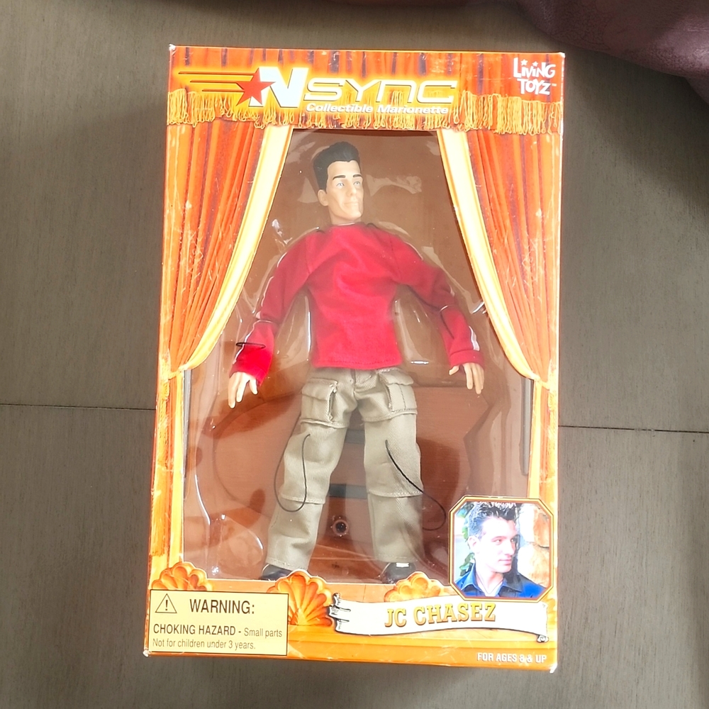 Vintage 2000 NSync Marionette Doll - JC Chasez
